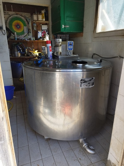 Installation de tank à lait